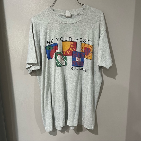 Girl Scouts Tops - Girl Scouts Gray Short Sleeve Tee